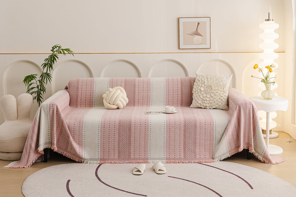 Sofaüberwurf Casella – Rosa – Ansicht 7