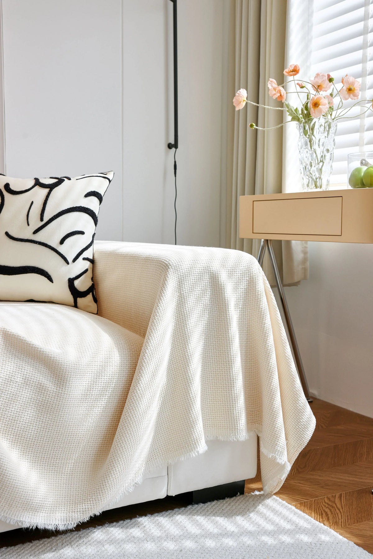 Sofaüberwurf Coveri – Beige – Ansicht 3