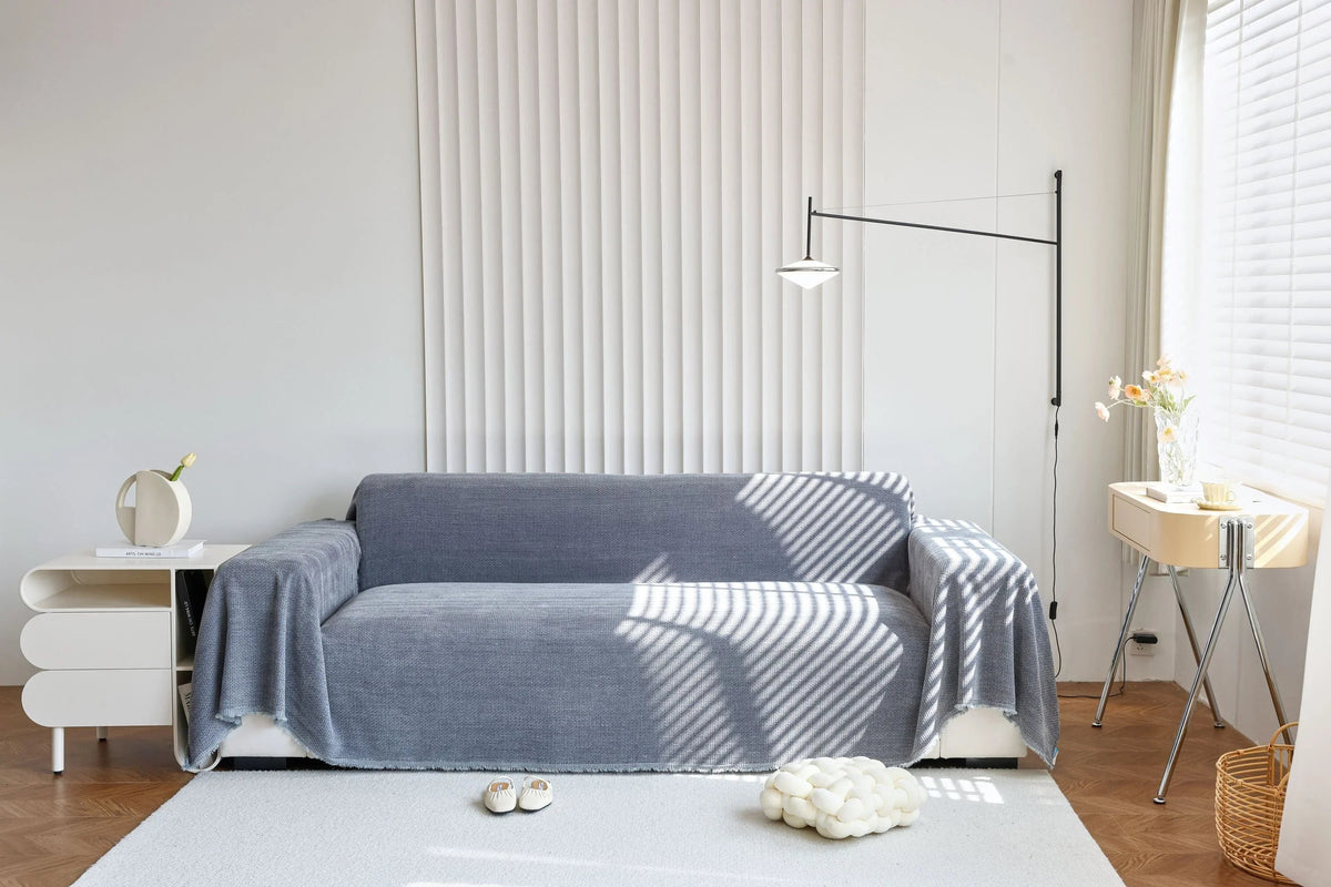 Sofaüberwurf Coveri – Dunkelgrau – Ansicht 1