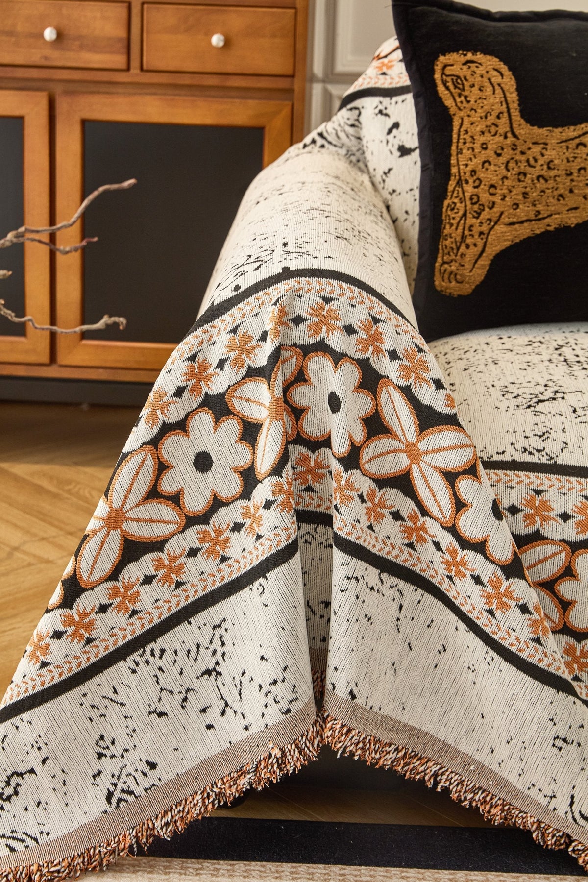 Sofaüberwurf Elaris – Cremeweiß – Ansicht 3