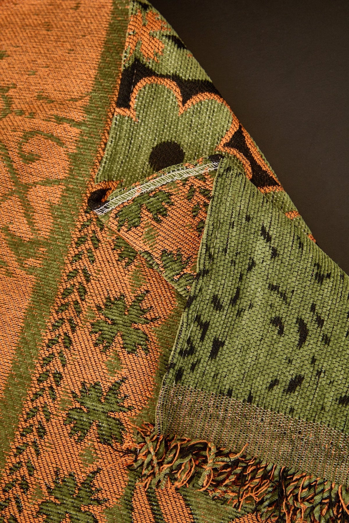 Sofaüberwurf Elaris – Olivgrün – Ansicht 9