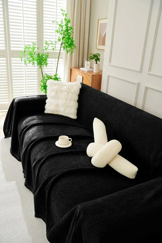 Sofaüberwurf Elligate – Schwarz – Ansicht 3