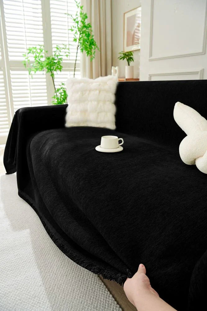 Sofaüberwurf Elligate – Schwarz – Ansicht 4