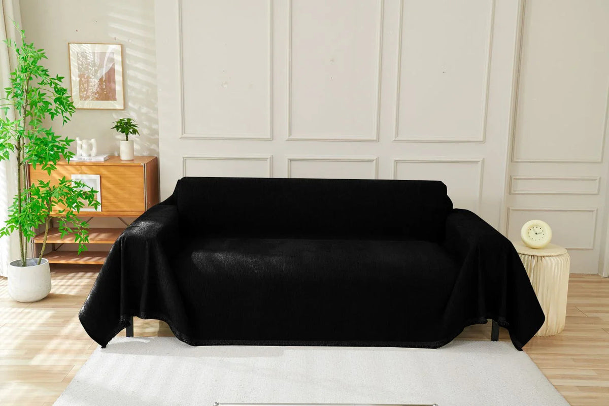 Sofaüberwurf Elligate – Schwarz – Ansicht 5