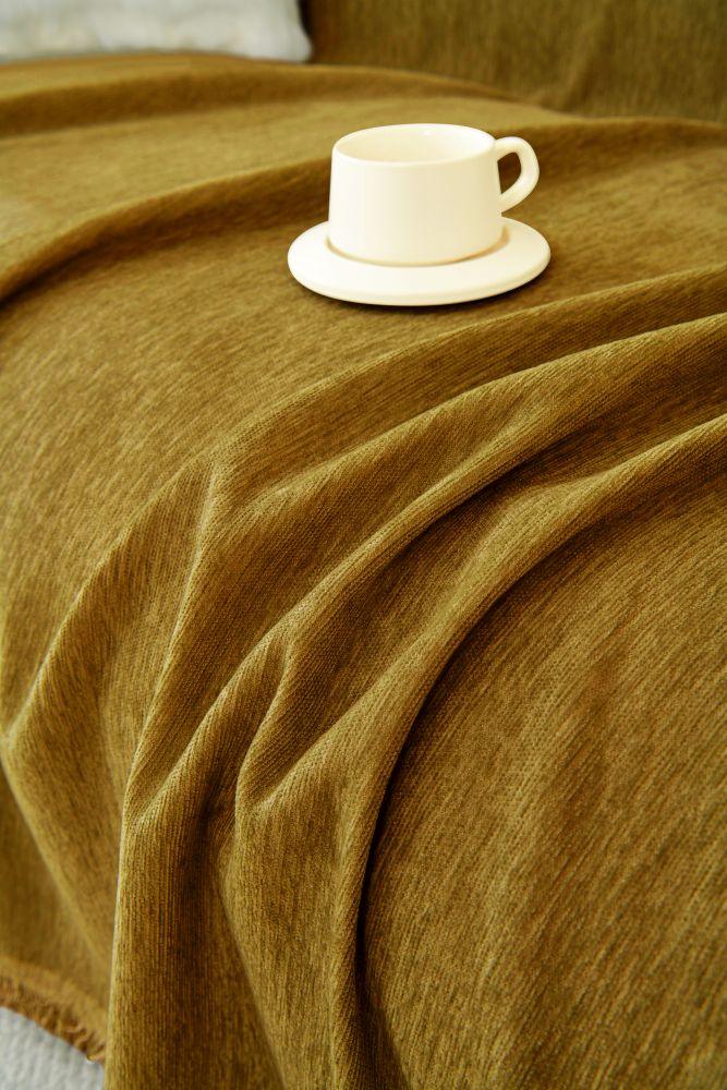 Sofaüberwurf Elligate – Braun – Ansicht 3