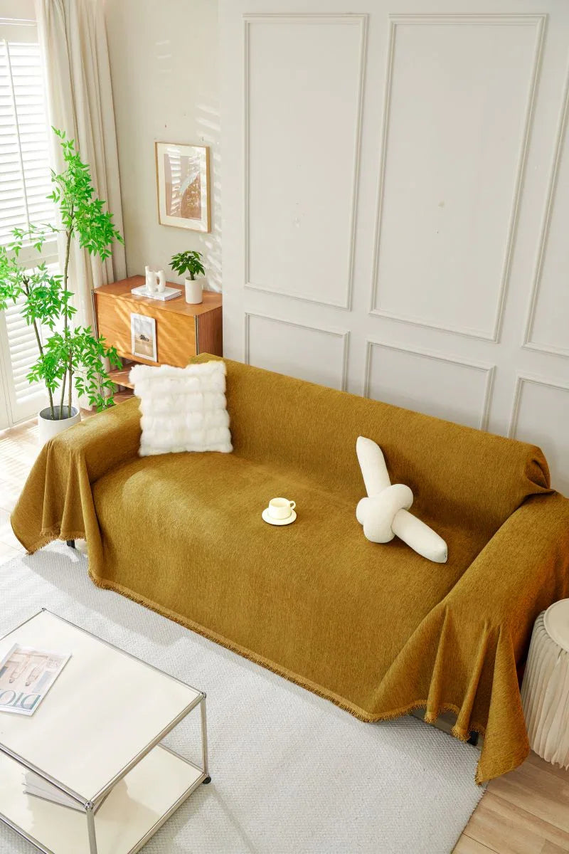 Sofaüberwurf Elligate – Braun – Ansicht 5