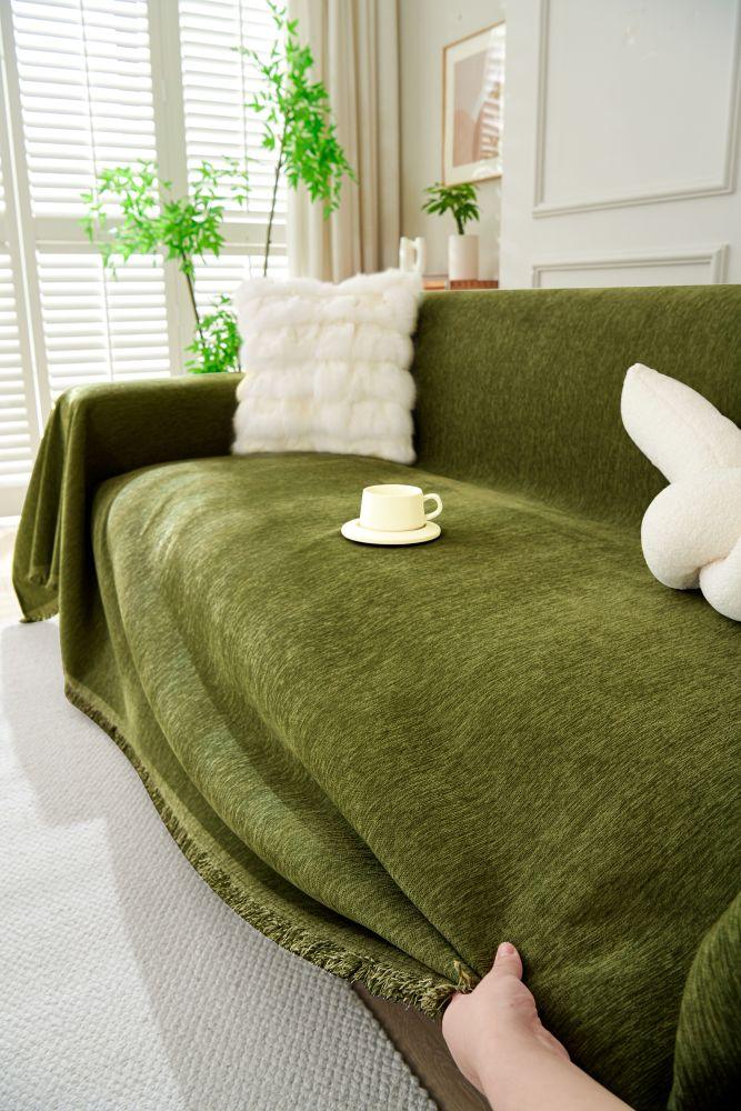 Sofaüberwurf Elligate – Grün – Ansicht 2