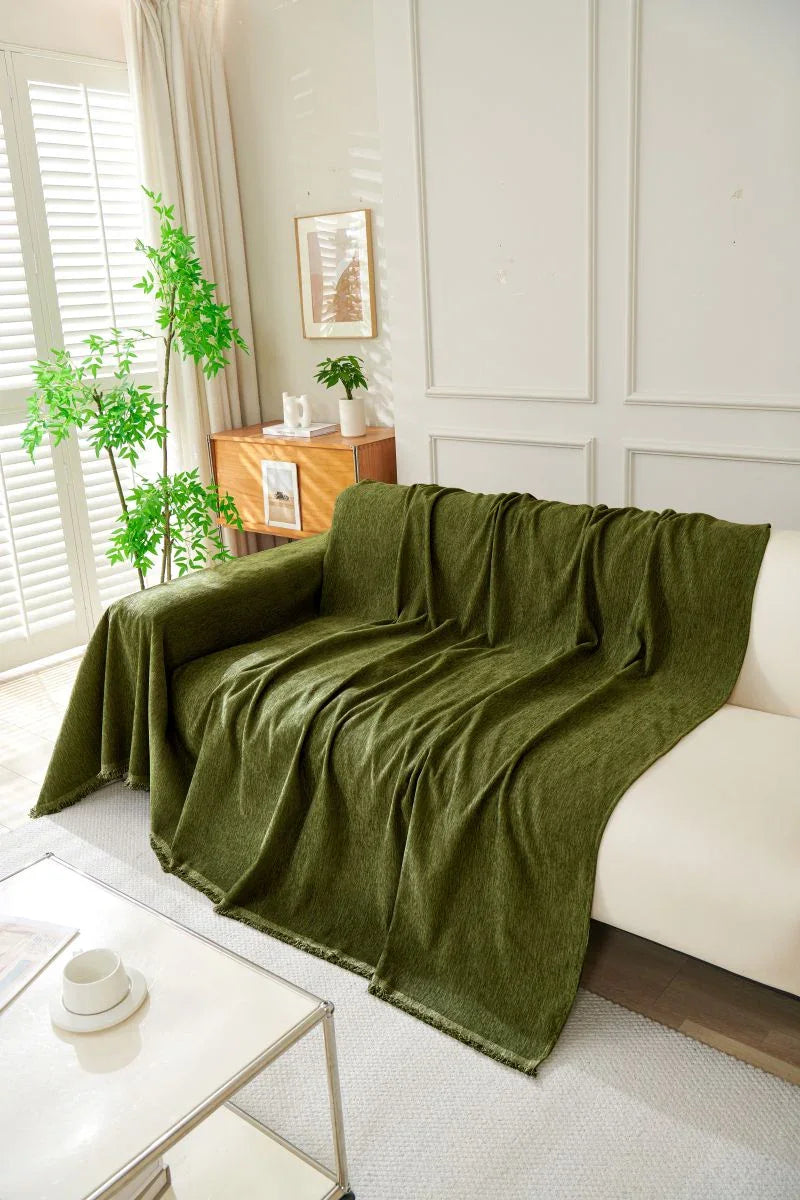 Sofaüberwurf Elligate – Grün – Ansicht 3