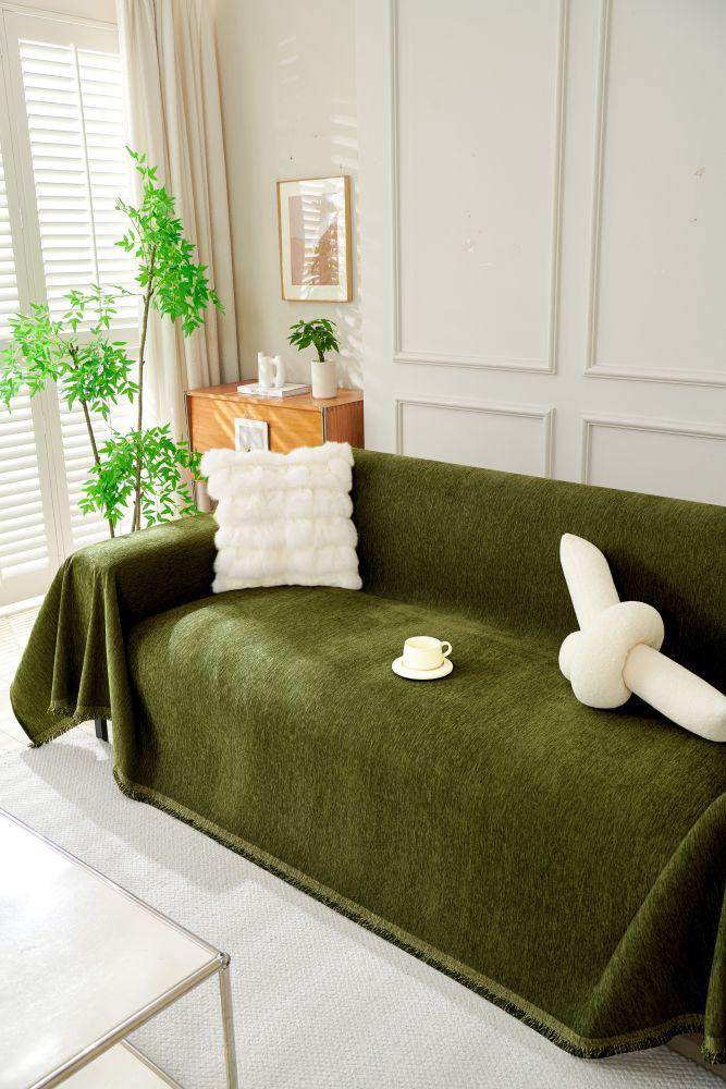 Sofaüberwurf Elligate – Grün – Ansicht 4