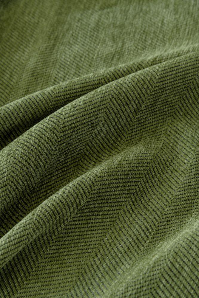 Sofaüberwurf Herpome – Olivgrün – Ansicht 3