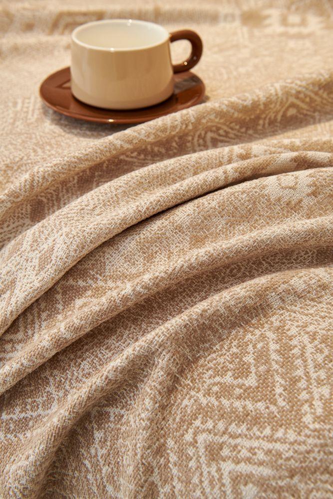 Sofaüberwurf Melareve – Hellbeige – Ansicht 7