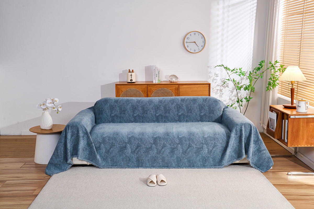 Sofaüberwurf Mistara – Blau – Ansicht 8