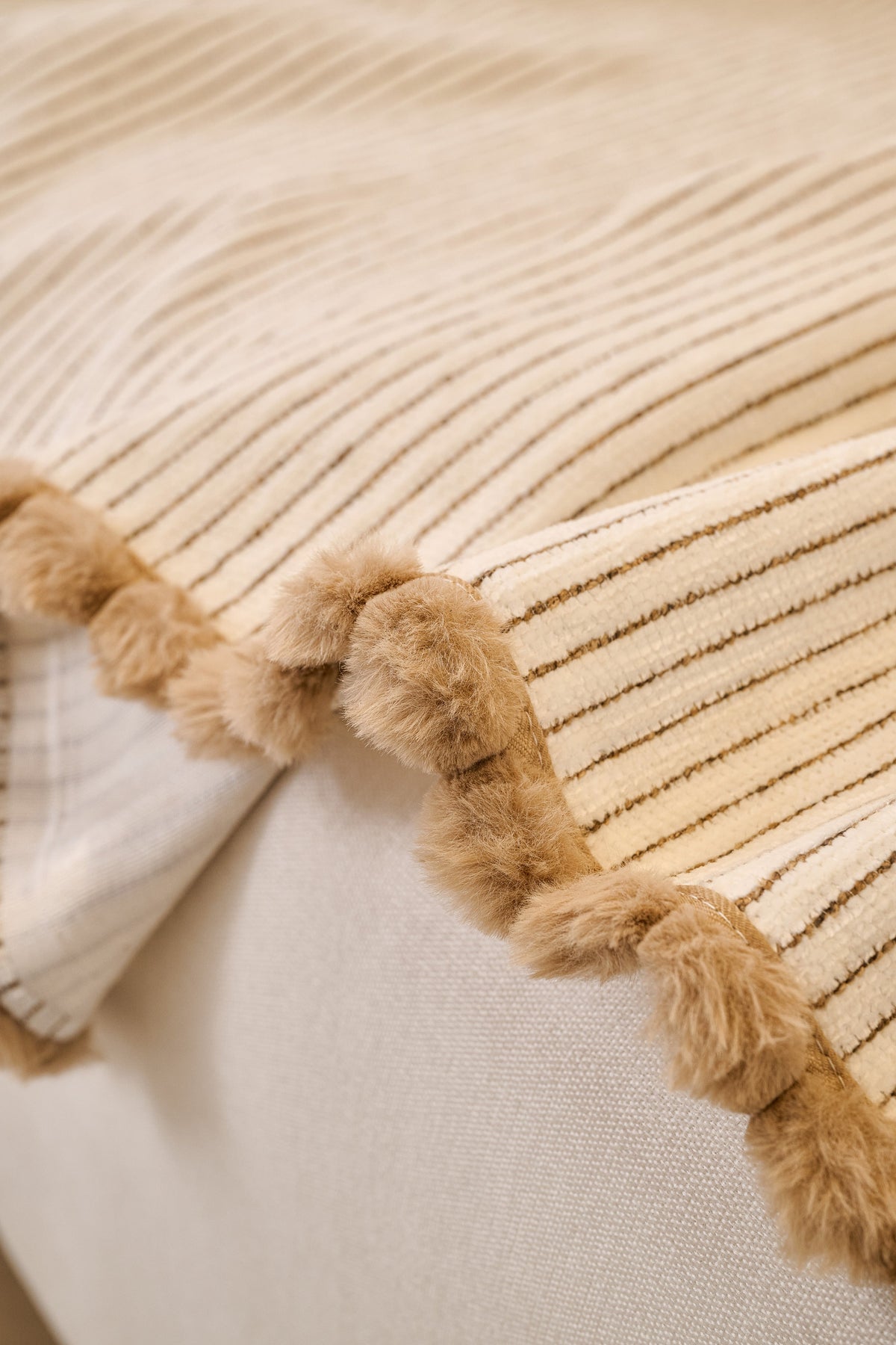 Sofaüberwurf Pomelle – Beige – Ansicht 5