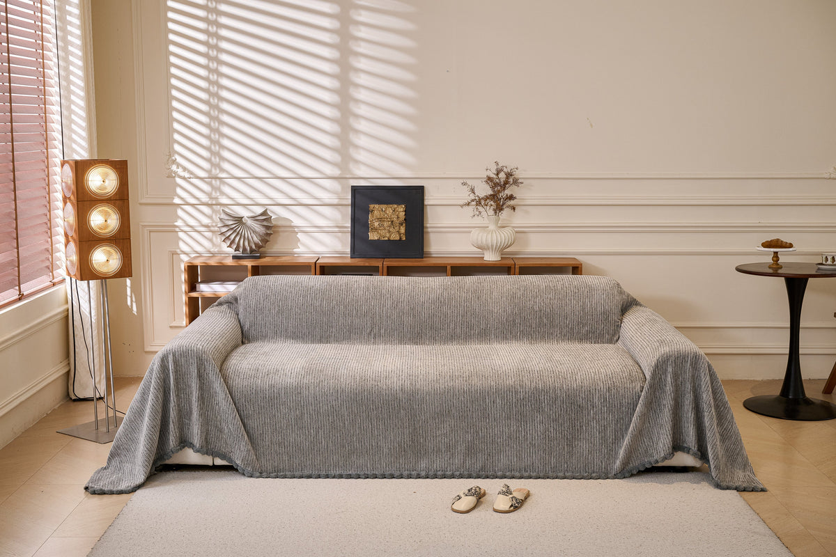 Sofaüberwurf Pomelle – Grau – Ansicht 6