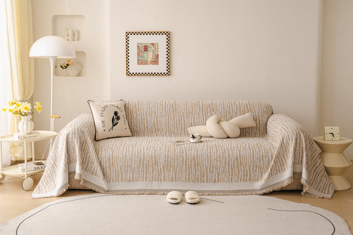 Sofaüberwurf Serena – Braun – Ansicht 7