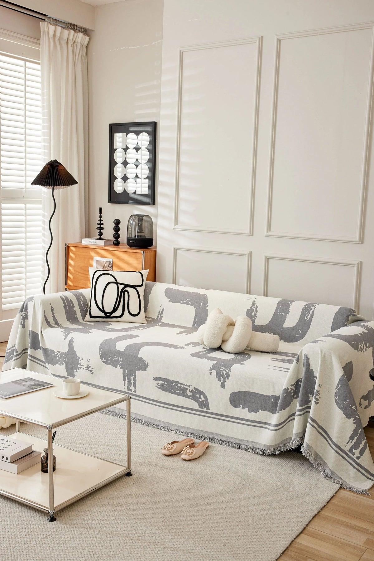 Sofaüberwurf Skymoore – Grau – Ansicht 2