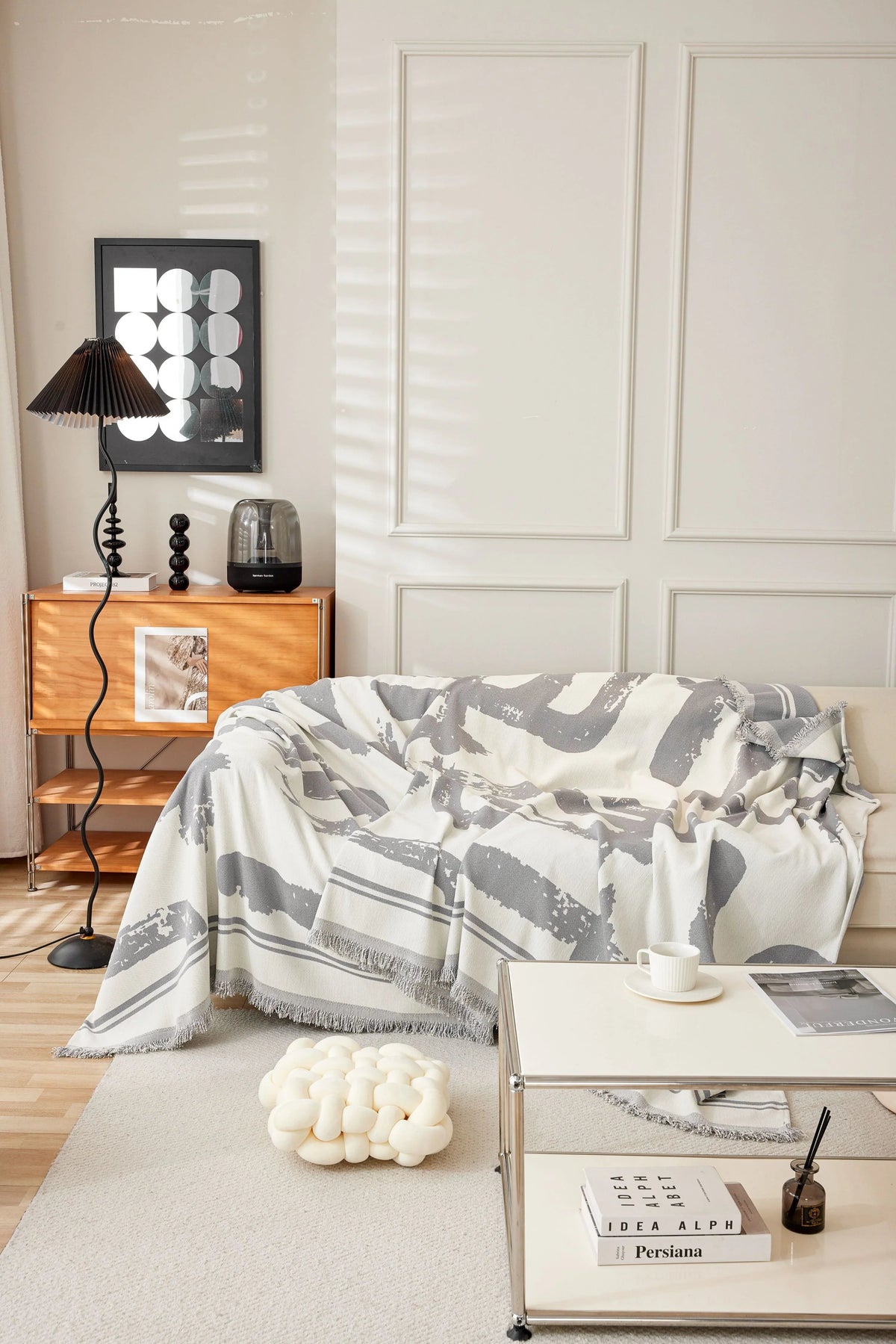 Sofaüberwurf Skymoore – Grau – Ansicht 4