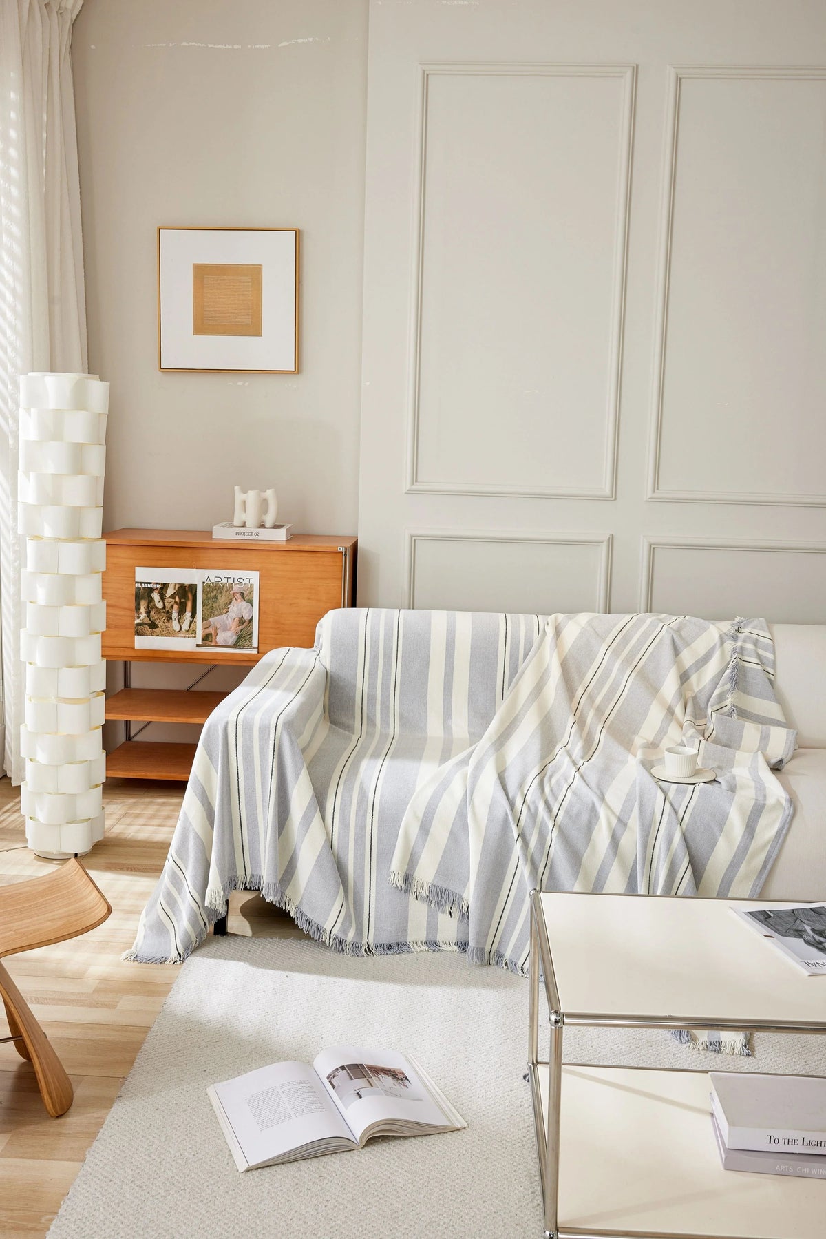 Sofaüberwurf Striniara – Grau – Ansicht 4