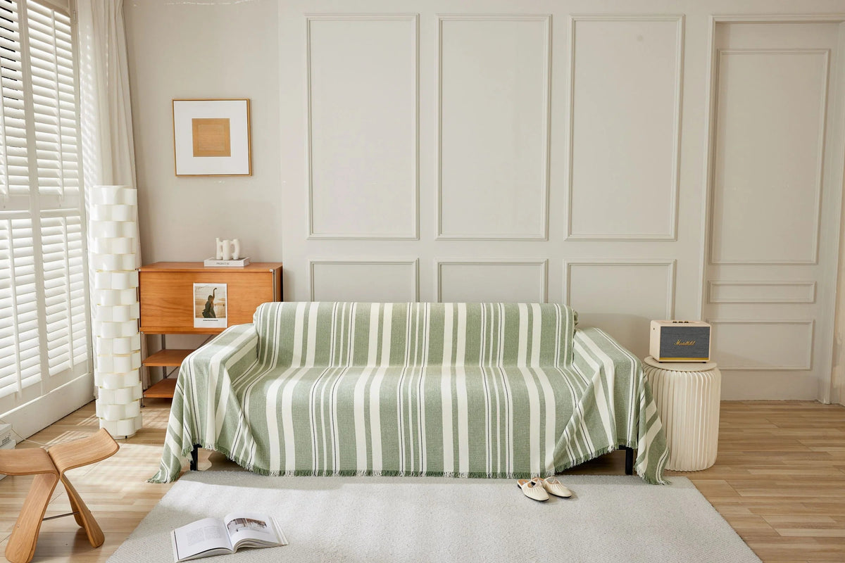 Sofaüberwurf Striniara – Grün – Ansicht 1