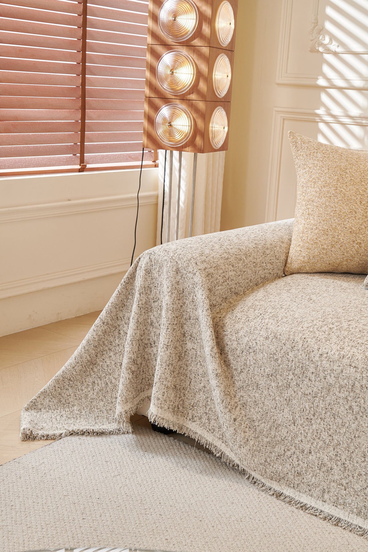 Sofaüberwurf Tressa – Grau – Ansicht 7