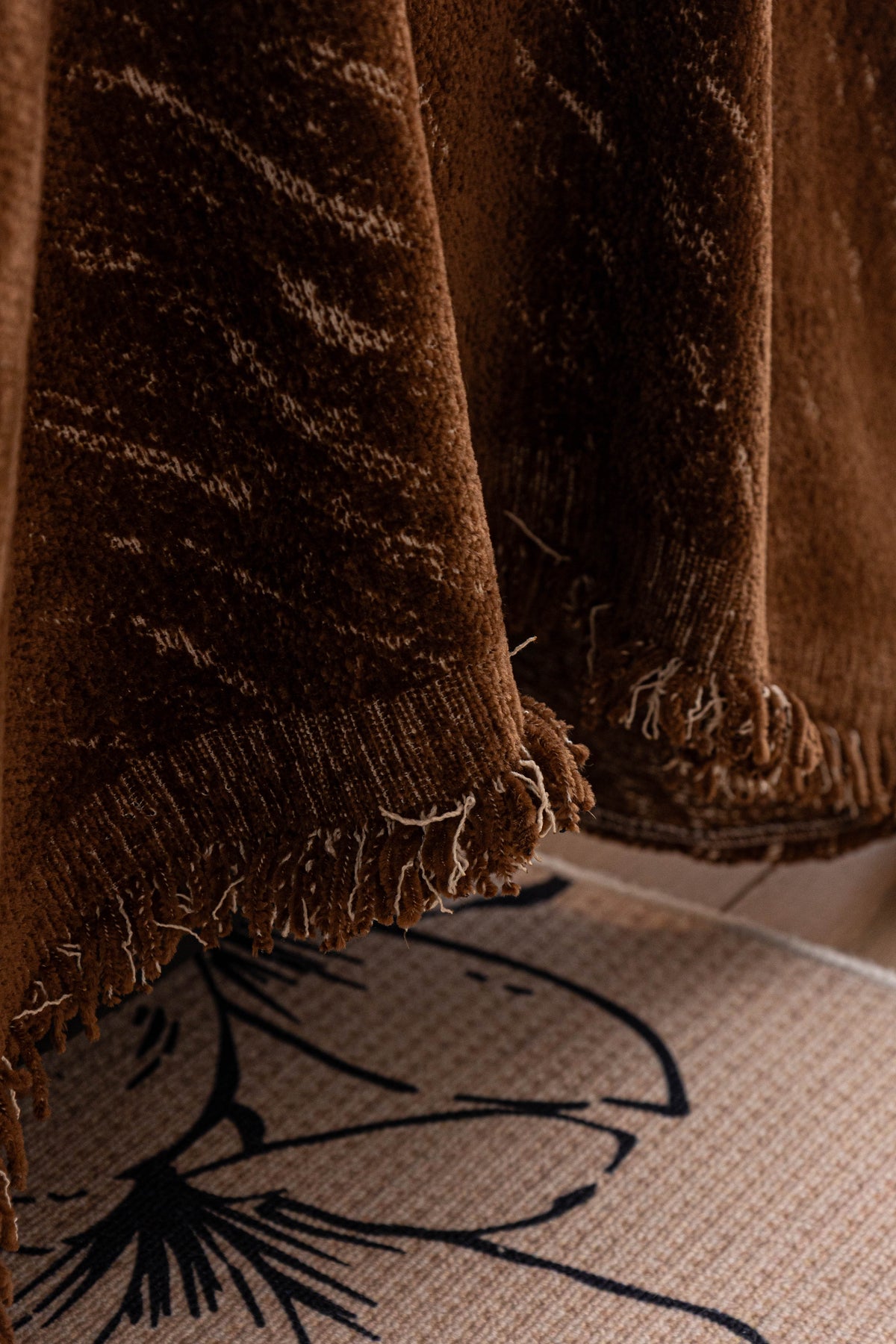 Sofaüberwurf Velmora – Kakaobraun – Ansicht 4