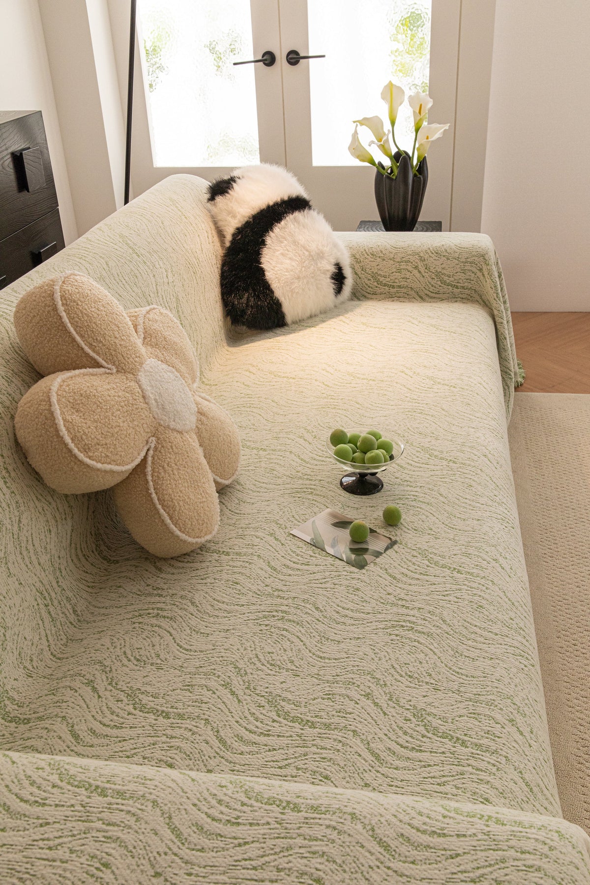 Sofaüberwurf Verano – Grün – Ansicht 1