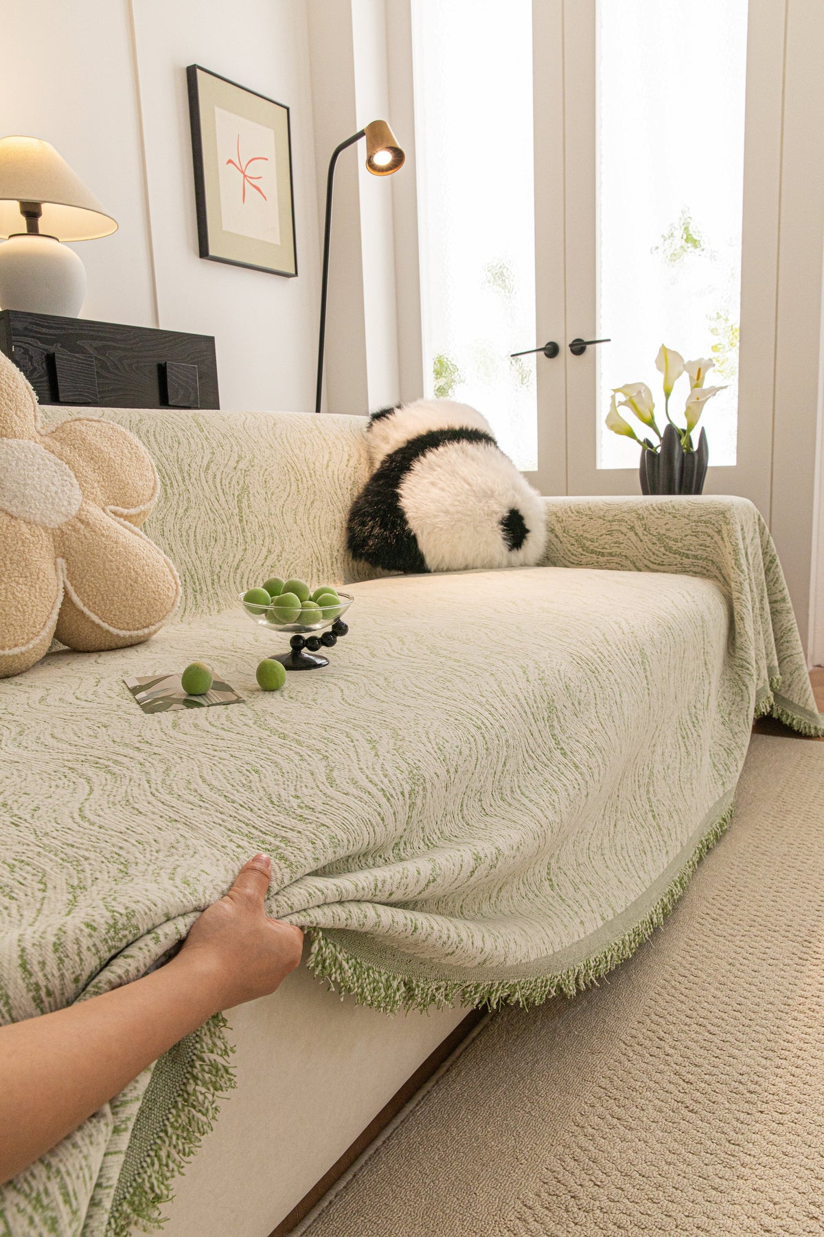 Sofaüberwurf Verano – Grün – Ansicht 3
