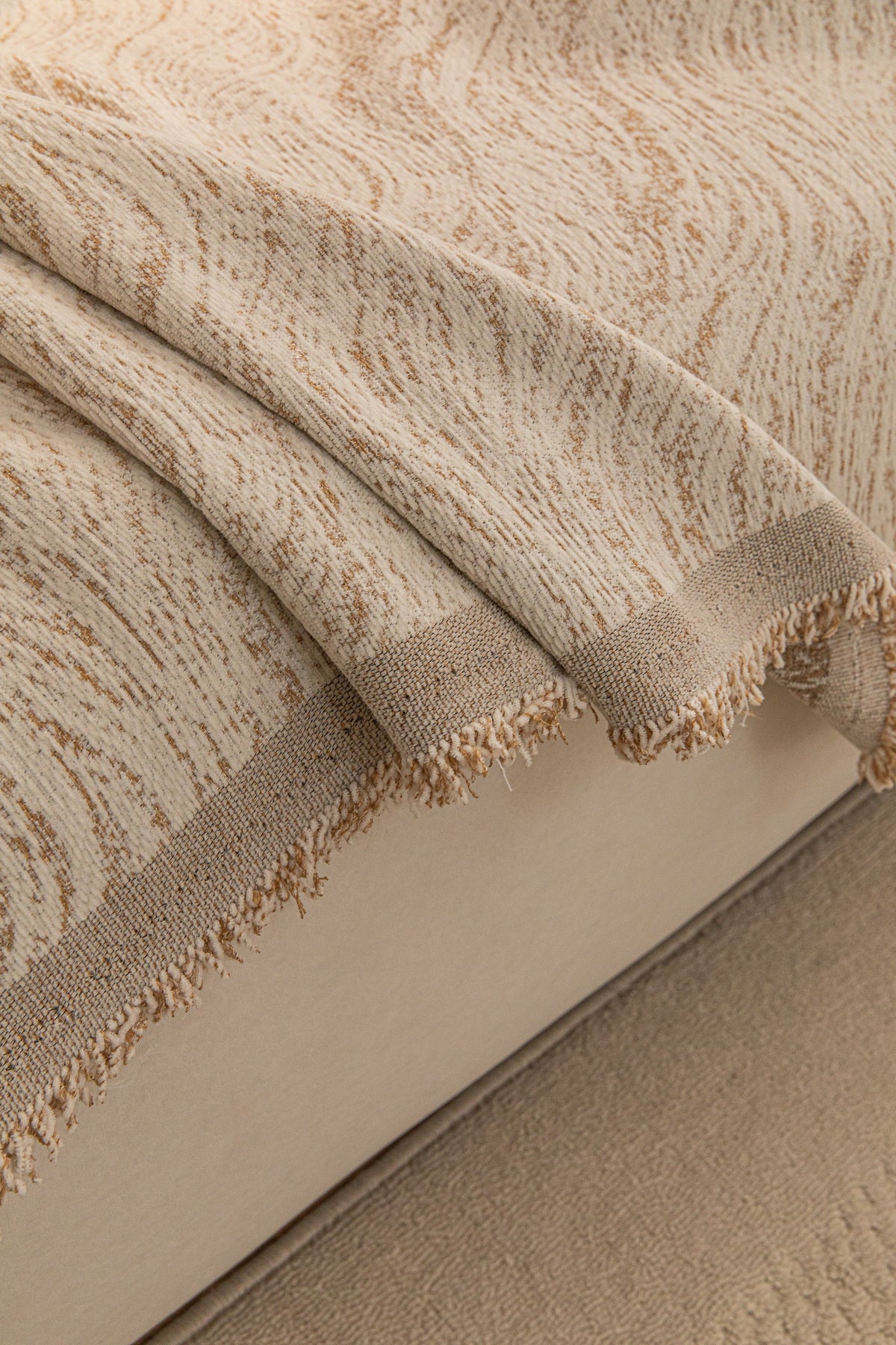 Sofaüberwurf Verano – Sandbeige – Ansicht 5