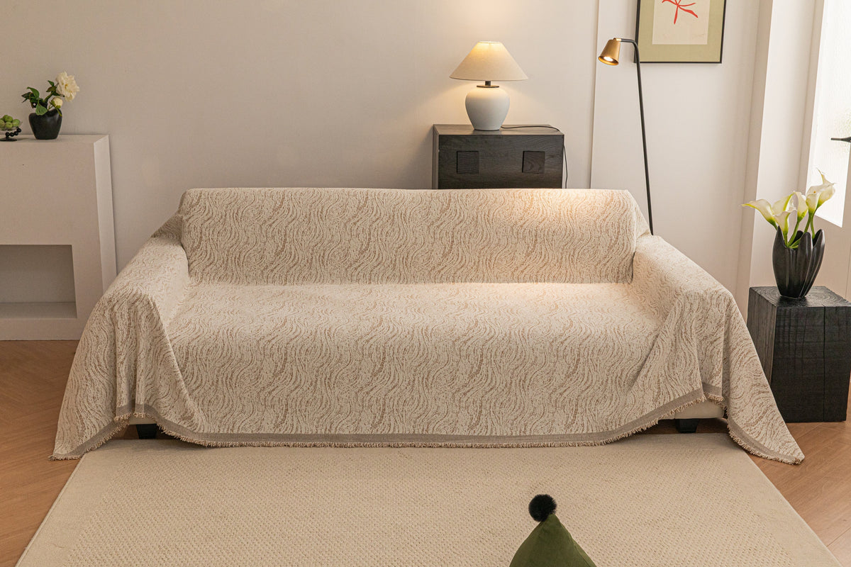Sofaüberwurf Verano – Sandbeige – Ansicht 7
