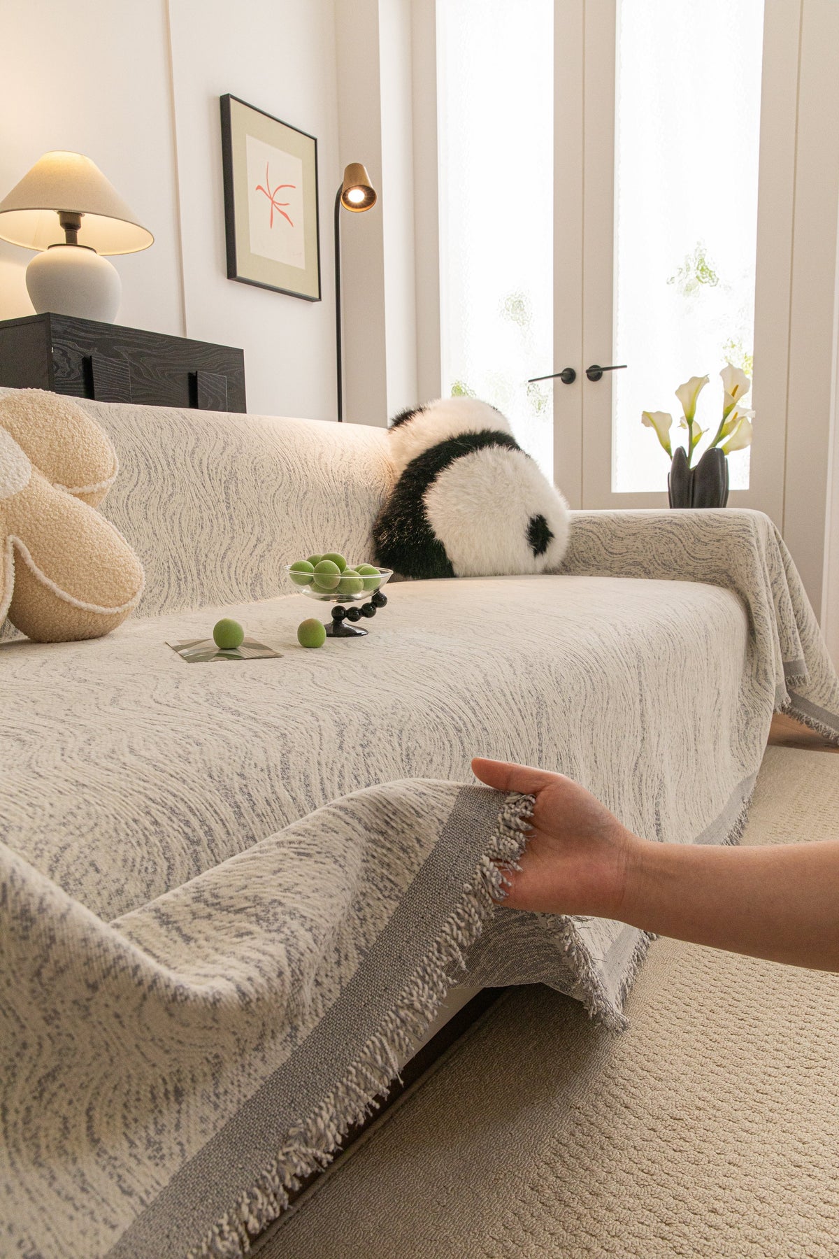 Sofaüberwurf Verano – Grau – Ansicht 3