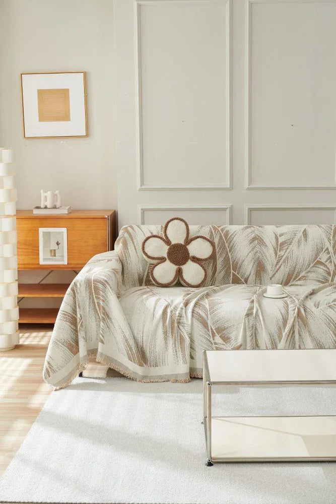 Sofaüberwurf Yeluxe – Beige – Ansicht 5