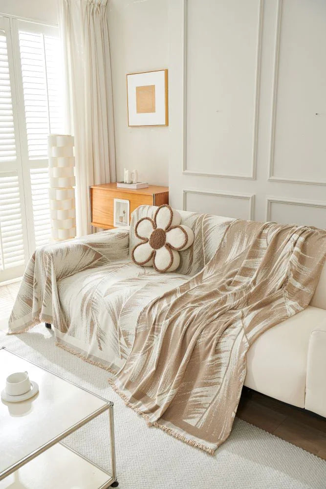 Sofaüberwurf Yeluxe – Beige – Ansicht 7