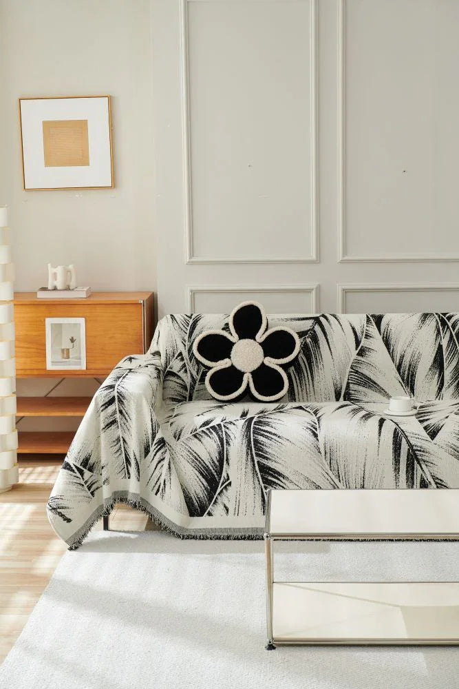 Sofaüberwurf Yeluxe – Schwarz – Ansicht 3