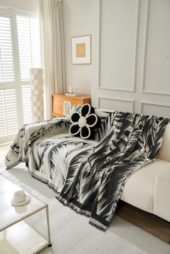 Sofaüberwurf Yeluxe – Schwarz – Ansicht 5