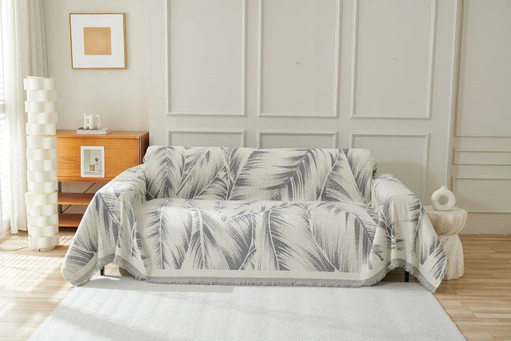 Sofaüberwurf Yeluxe – Grau – Ansicht 1