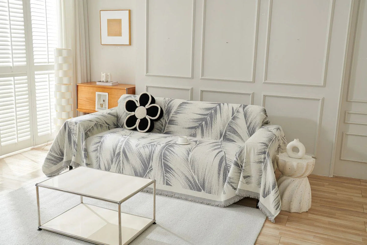 Sofaüberwurf Yeluxe – Grau – Ansicht 2