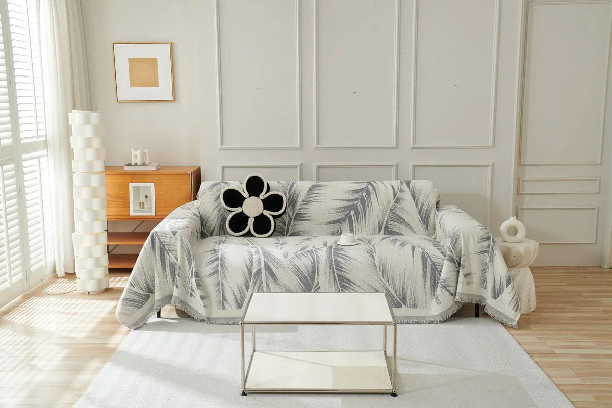 Sofaüberwurf Yeluxe – Grau – Ansicht 8