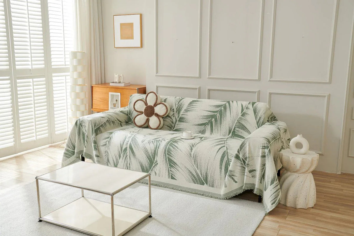 Sofaüberwurf Yeluxe – Salbeigrün – Ansicht 3