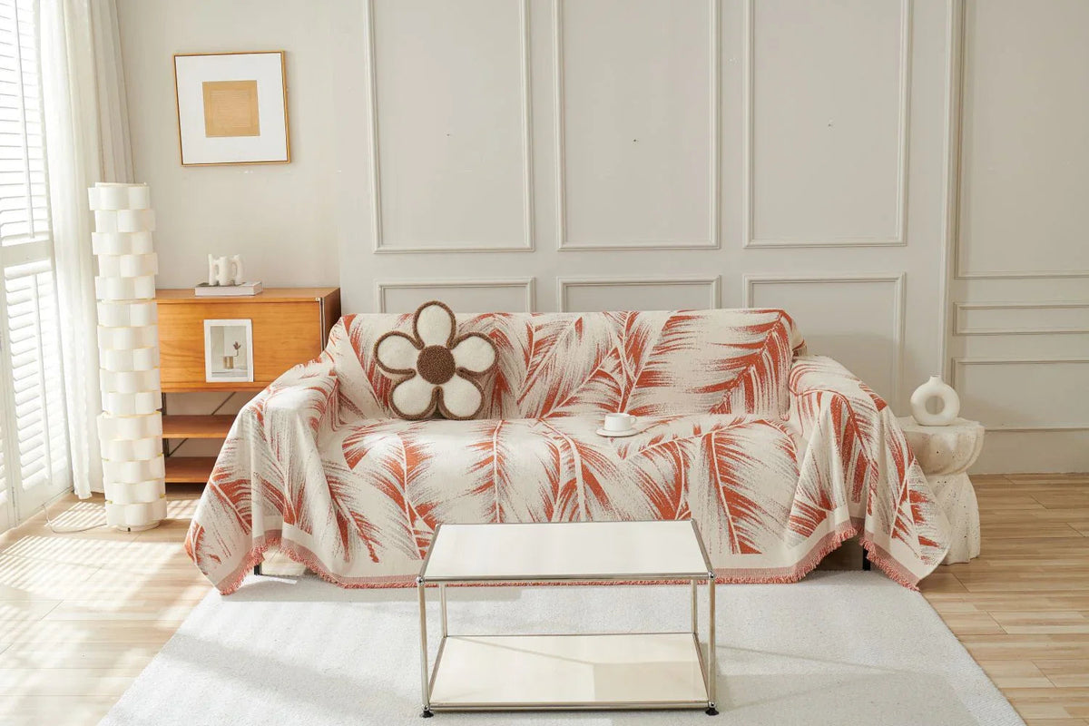 Sofaüberwurf Yeluxe – Terrakotta – Ansicht 2