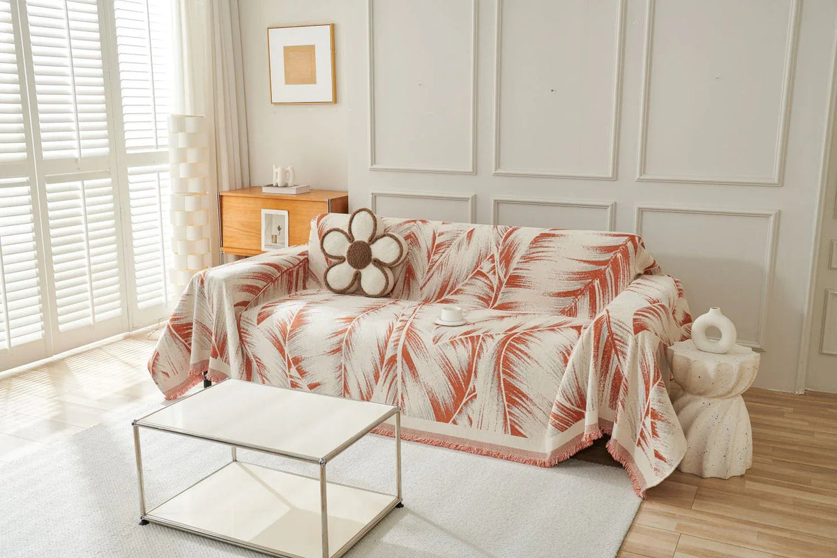 Sofaüberwurf Yeluxe – Terrakotta – Ansicht 3